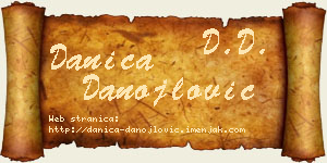 Danica Danojlović vizit kartica